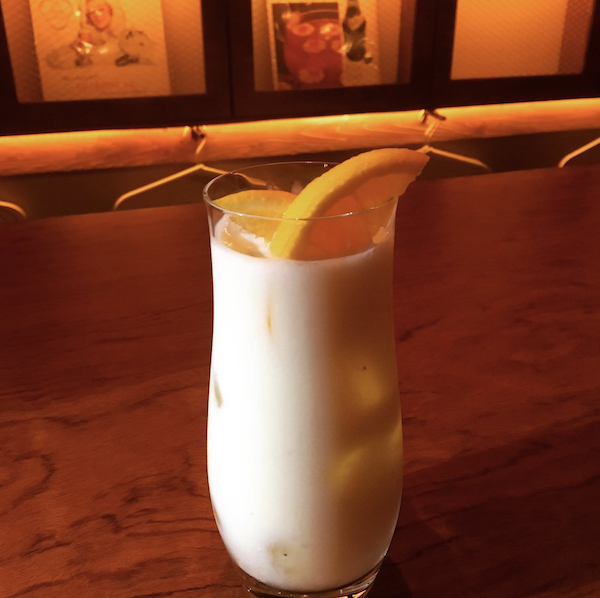 Sherry milk cocktail